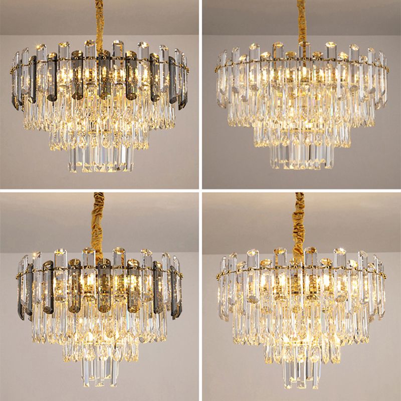 Moderne Stil Geometrische Inselleuchten Kristallpendelleuchten für Kücheninsel