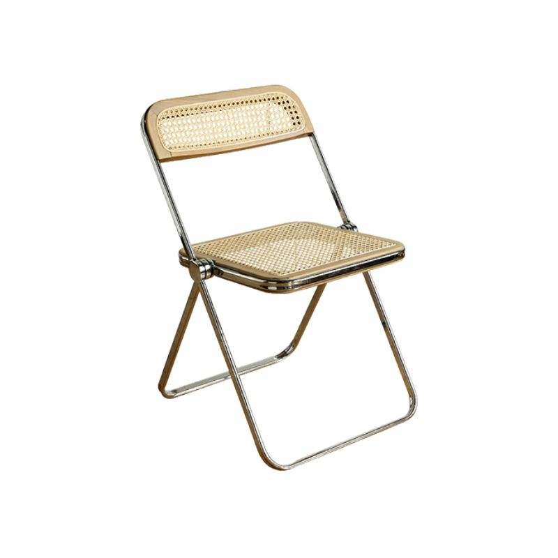 Industrial Side Chair Metal Folding Indoor Dining Chair for Home
