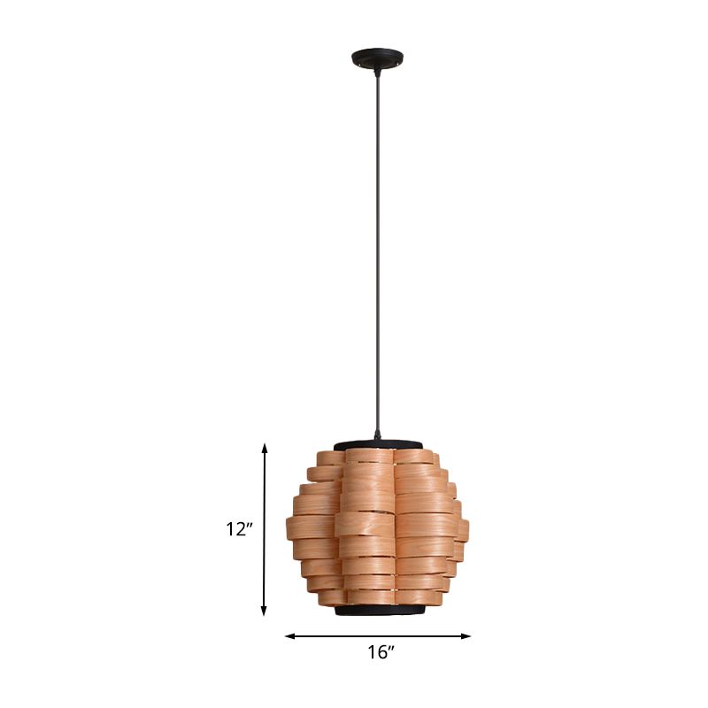 16 "/19.5" /23.5 "Wade Barrel de ancho Luz colgante de luz colgante china lámpara colgante de chapa para comedor para comedor