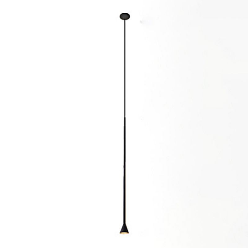 Eigentijdse hangende hanglamp lineaire vorm naar beneden verlichting hanger voor woonkamer slaapkamer