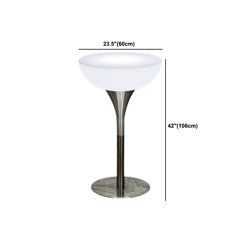 Polyethylene Round Table Industrial Style Bar Lighted Bar Table