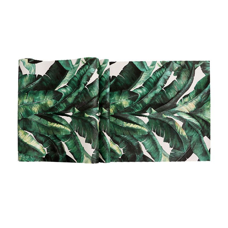 Tropical Banana Leaf Wall Covering for Accent Wall Contemporary Wallpaper, 33' by 20.5"