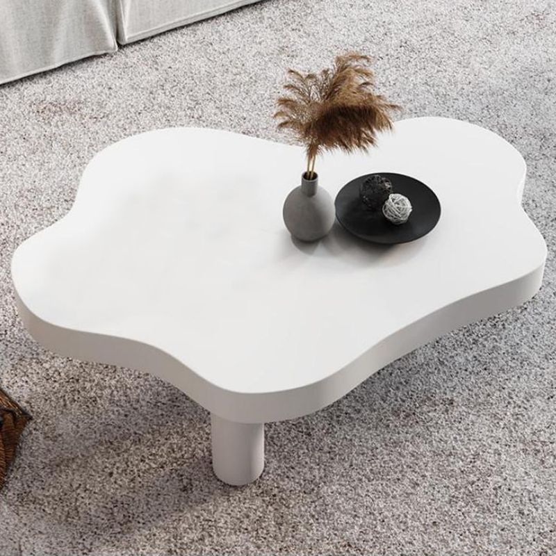 Nordic Coffee Table 3 Legs Solid Wood Geometric Single Coffee Table