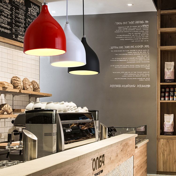 Nordic Creative Nut Shaped Hanging Lamp Aluminum 1 Head Dining Room Suspension Light