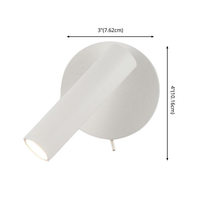 Hedendaagse minimalistische metalen wandconstructie Licht met acrylschaduw voor slaapkamer