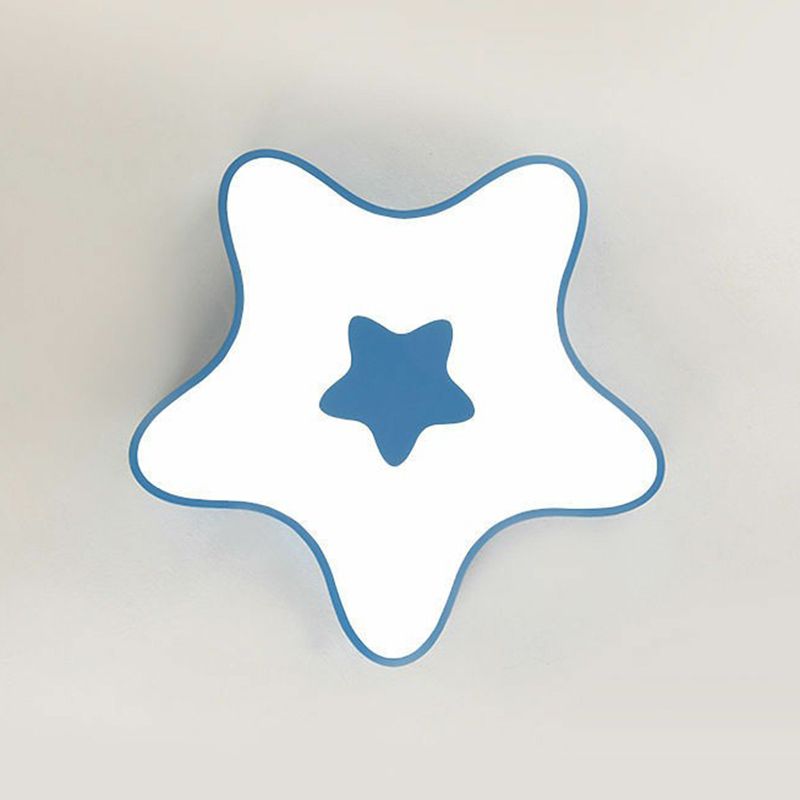 Acryl Star Flush Ceiling Light Cartoon LED Flush Halterung für Childrens Schlafzimmer