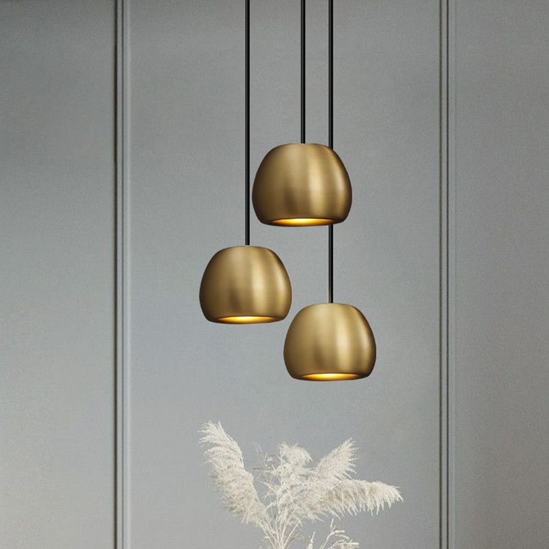 Bulbe métalle suspendu à la lumière de style postmoderne de style postmoderne
