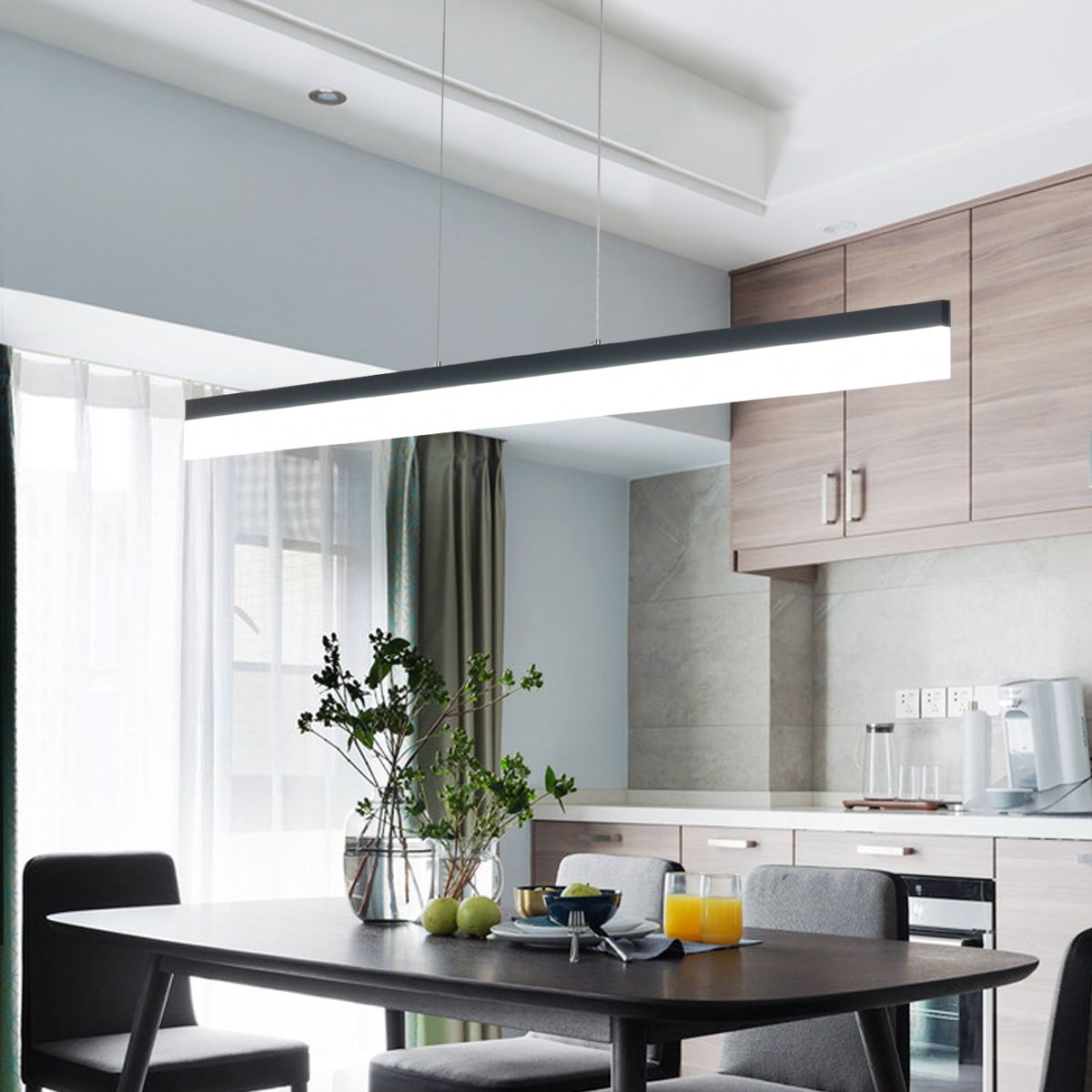 Luci del lampadario dell'isola moderna LED LED AFFEFIZIONE APPLICO LAGUE PER LA PAGA