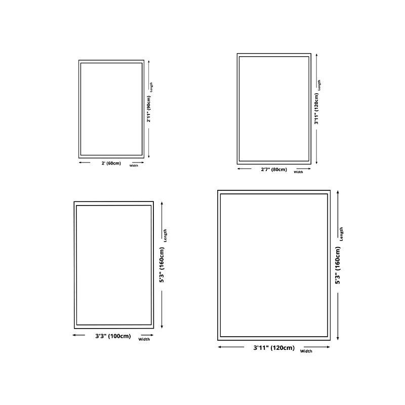 Modern Artistic Pattern Carpet Polyester Indoor Rug Non-Slip Backing Area Carpet for Home Decoration