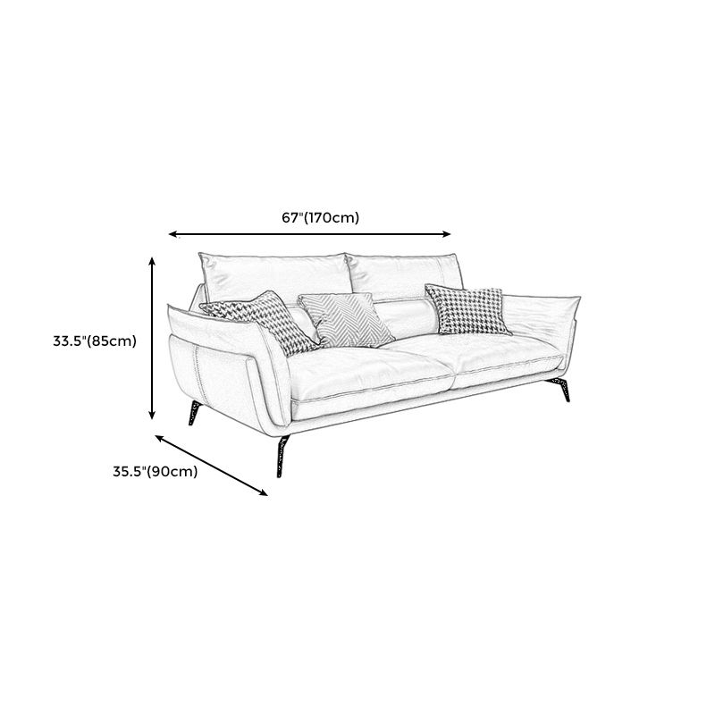 Tan Top Custhew Top ARM divano/sezionale con cuscini rimovibili per soggiorno