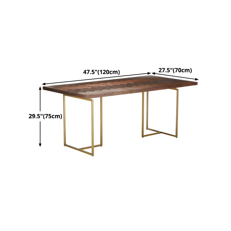 Traditional Luxury Table Rectangle Dining Site Table with Double Pedestal