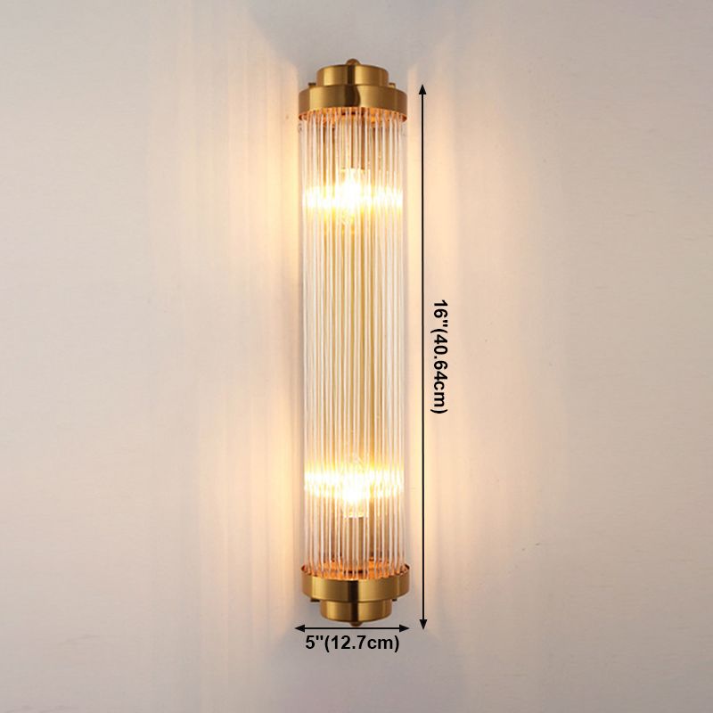 Einstellbare geometrische Schattenwand Wandleuchte moderne Kristallwandmontageleuchte in Gold