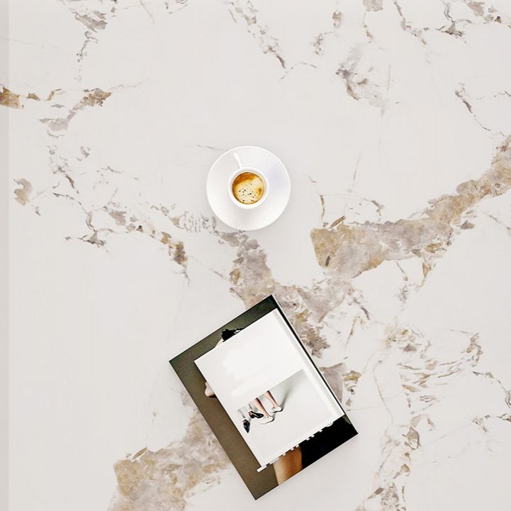 Nordic Dining Furniture Set 1/2/5/7 Pieces Rectangle Sintered Stone Table Armless Chairs