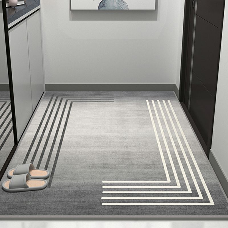 Rectangle Geometric Printed Modern Adults Non-Slip Backing Area Carpet