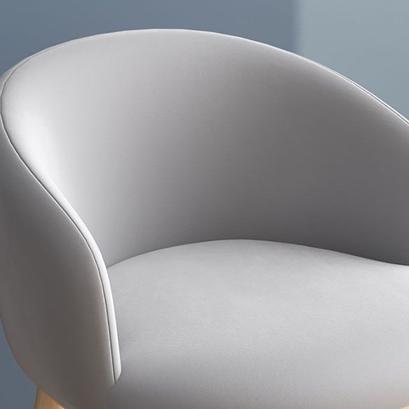 Silla de comedor tapizada casera moderna con respaldo sólido con acabado mate