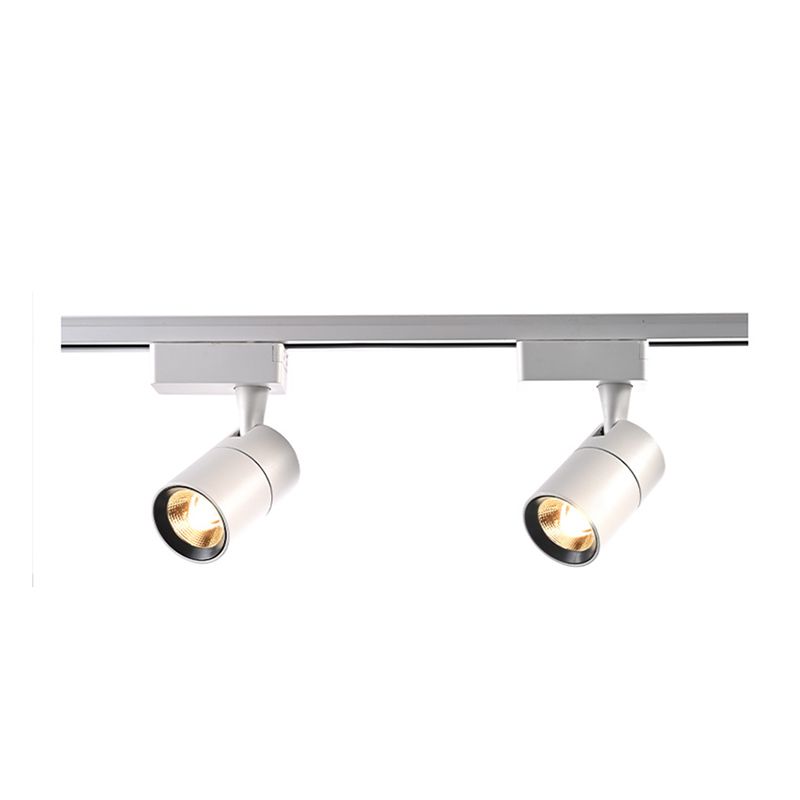 Cylindrical Shape LED Rail Ceiling Lamp Modern Simple Style Aluminium Flush Mount for Living Room