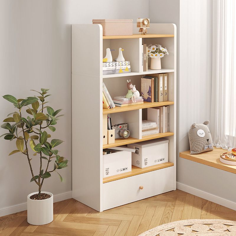 Scaffali di libreria standard moderni chiusi libreria con cassetto in legno ingegnerizzato
