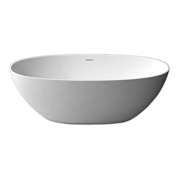 Antique Finish Oval Bathtub Freestanding Soaking Modern Bath Tub