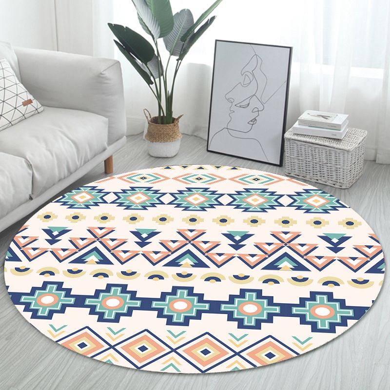 Unieke Boheemse vloerkleed multi-kleuren naadloos patroon tapijt wasbaar anti-slip huisdiervriendelijk gebied tapijt voor kamerdecoratie