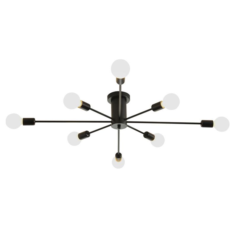 Contemporary Metal Ceiling Lamp Simplicity Flush Mount Light Fixture for Living Room