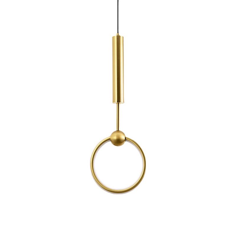 Lumière suspendue linéaire minimaliste Aménagement d'éclairage pendentif moderne pour le salon