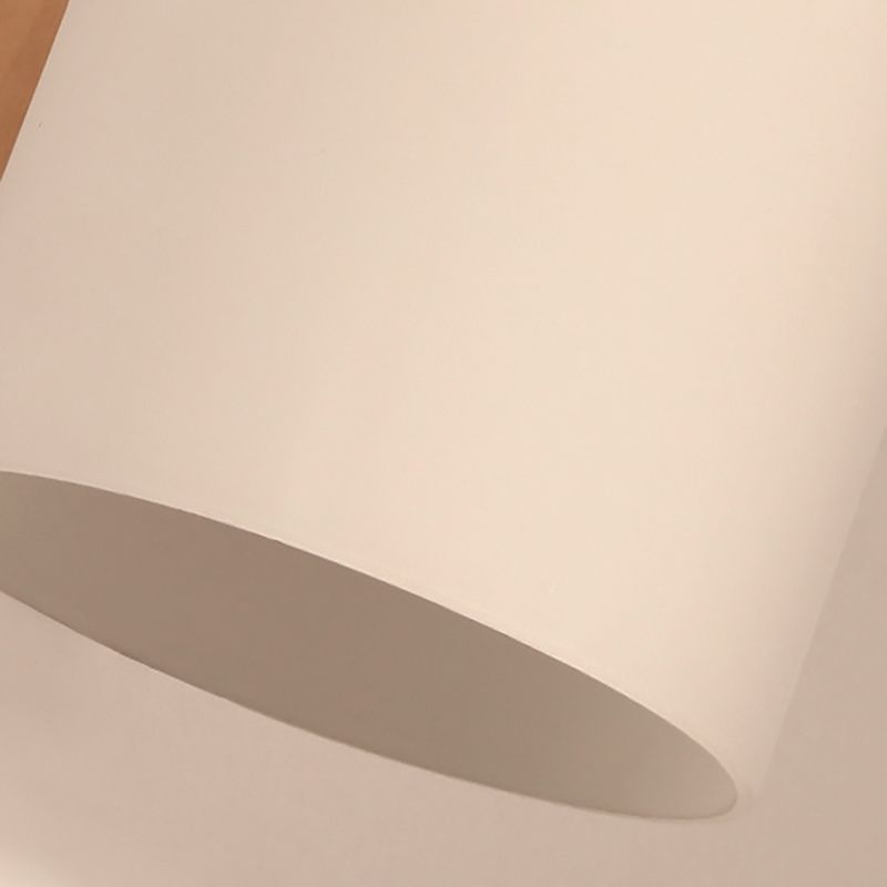 Application de mur de tête simple à 1 tête en verre blanc luminaire de plateau pour salle de lecture pour la salle de lecture