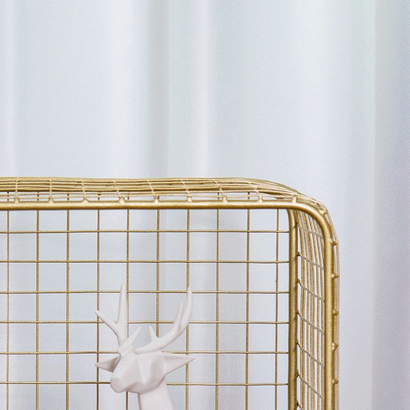 Modern Closed Back Standard Bookshelf Metal Shelves Included Bookcase