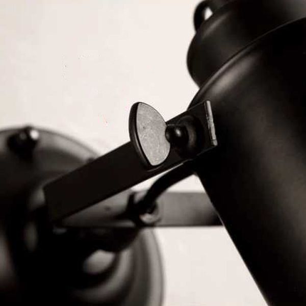 Metallzylinderwand montierte Lampen Industrial Style 1 Licht Wandleuchte Leuchte