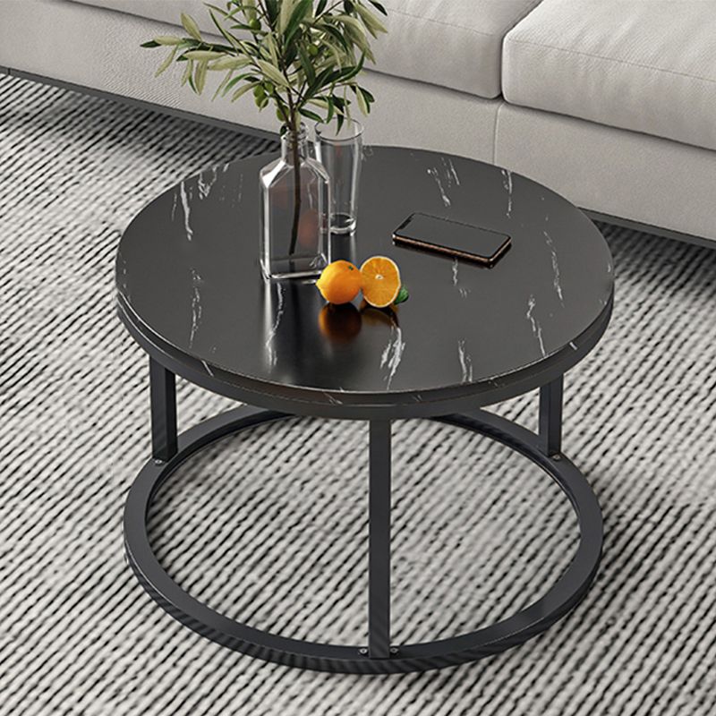Slate Nesting Coffee Table Set No Distressing Round Coffee Table Set