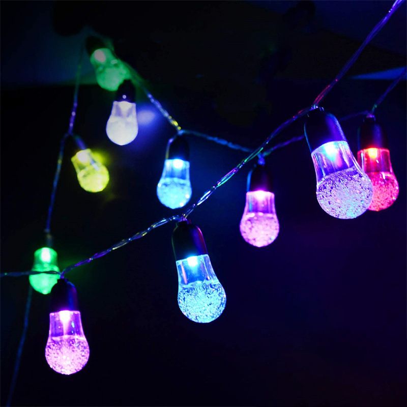 Modern Symphony LED Plastic 20-Light Global Rope Light for Garden Decorate