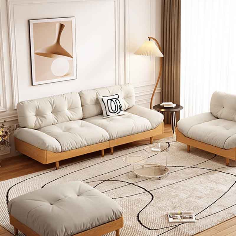 Canapé moderne tufté sans bras 35 "w canapé arrière lâche pour le salon