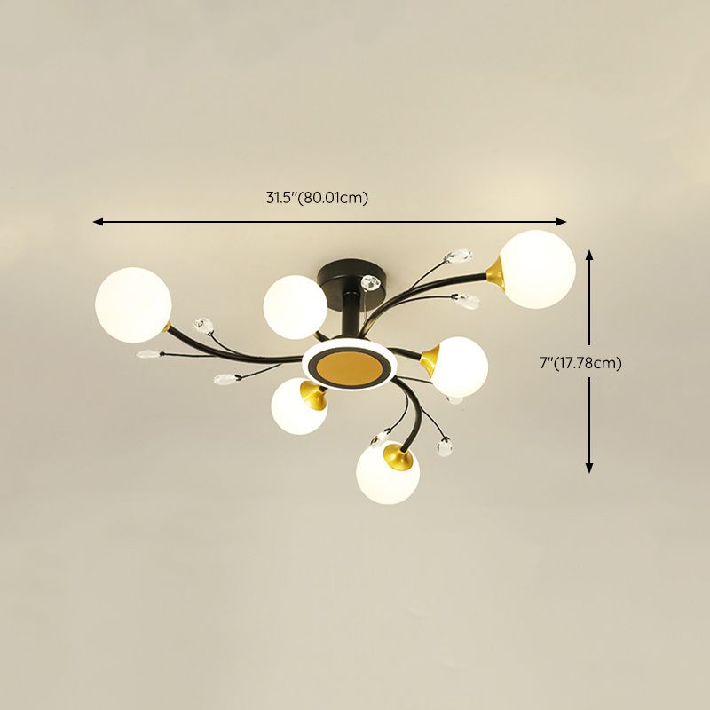 Flush Mount Ceiling Light Modern Fixture Flush Mount Lamp for Living Room