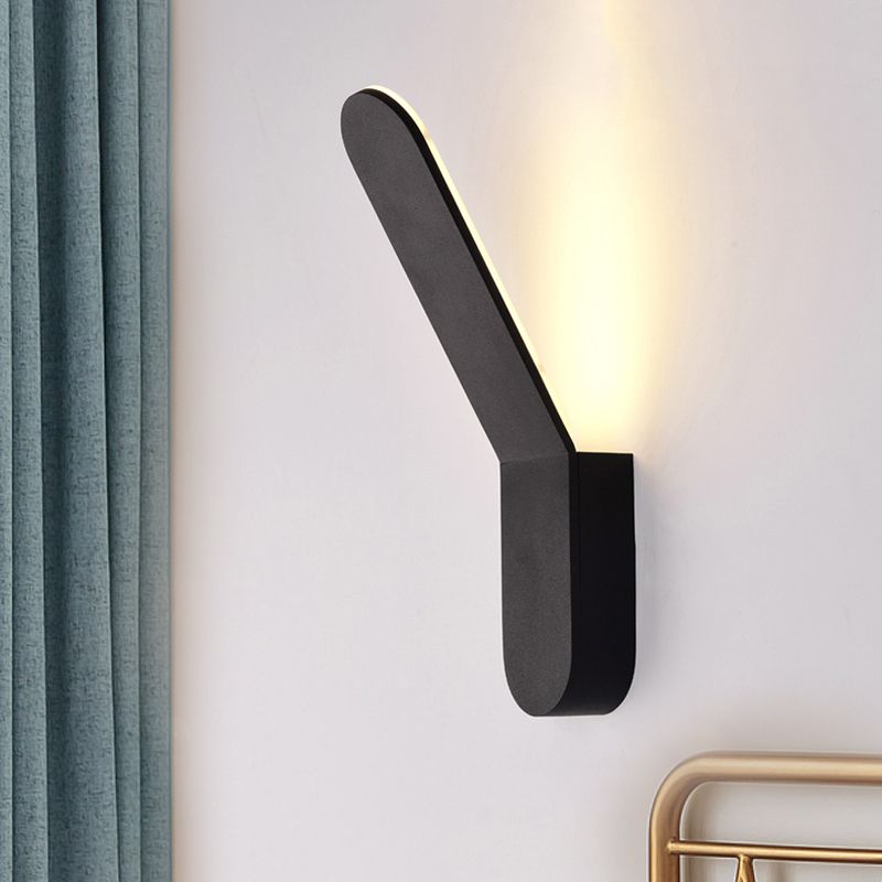 Luce rondella a parete di piega bianca/bianca con forma ovale illuminazione calda/bianca LED SCONCE MALOTTO MOLTO PER CORRIDORE