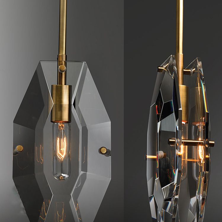 Moderner Stil hängend hängendes hängendes kreativer Kristall Anhänger Beleuchtung für Wohnzimmer