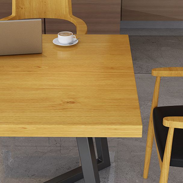 Industrial Dinette Set for Home 1/2/9 Pieces Solid Wood Dining Table Set