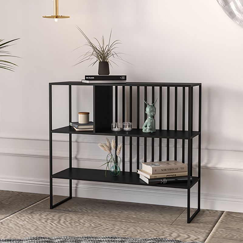 3-shelf with Rectangular Shelves Bookshelf 11.8" W Etagere Shelf Bookcase