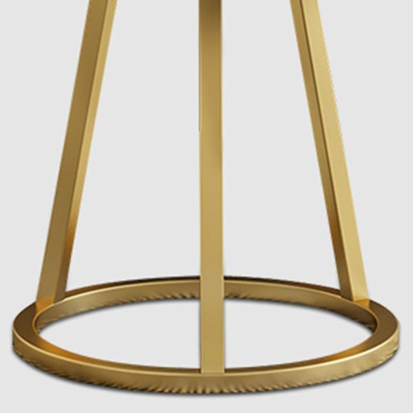 Sintered Stone Top Rotatable Round Table Modern Dining Table with Pedestal Base