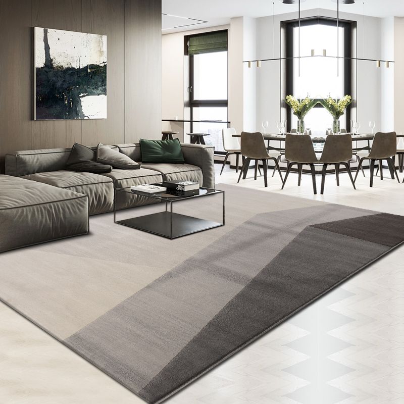 Contemporary Graphic Print Area Carpet Polyester Indoor Rug Washable Rug for Home Decoration