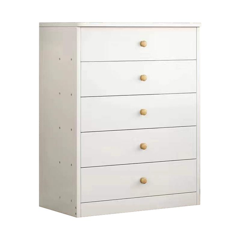 Wood Accent Chest with Drawers 12.59" Wide Modern Standard Accent Chest
