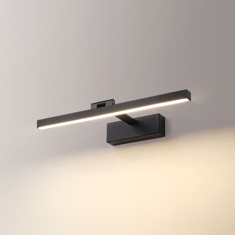 Metal Armed Led Vanity Light Fixtures Modern Style 1-Light Flush Mount Wall Sconce