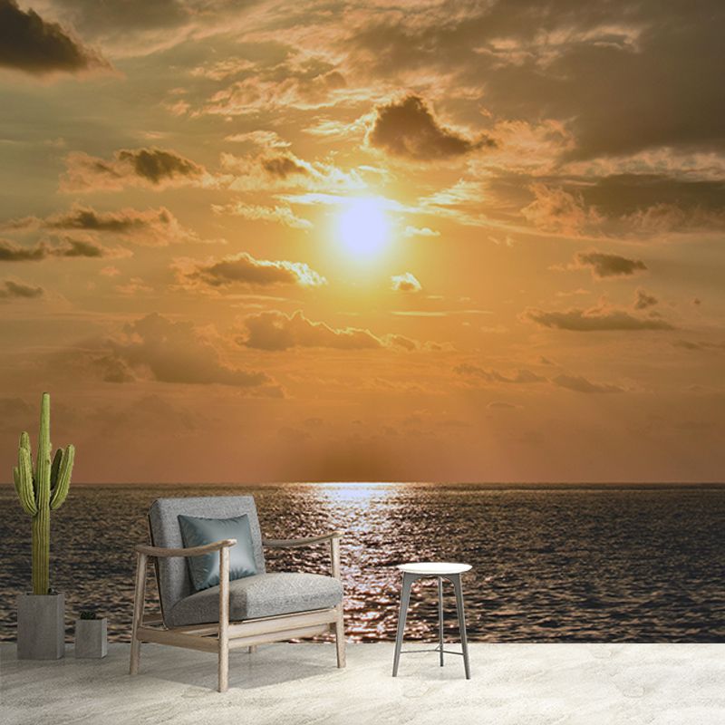 Sunset Landscapes Mildew Resistant Wall Mural Wallpaper Pattern for Home Decor