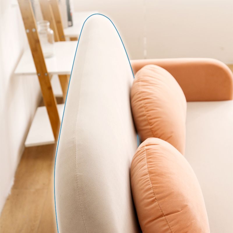 26.77" Wide Velvet Sofa Standard Square Arm Sofa for Living Room