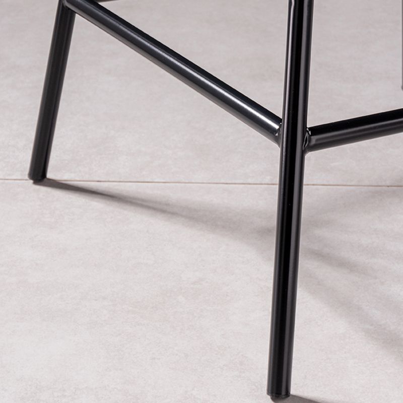 Industrial Bar-stool PU Leather Counter Bar Stool with Metal Legs