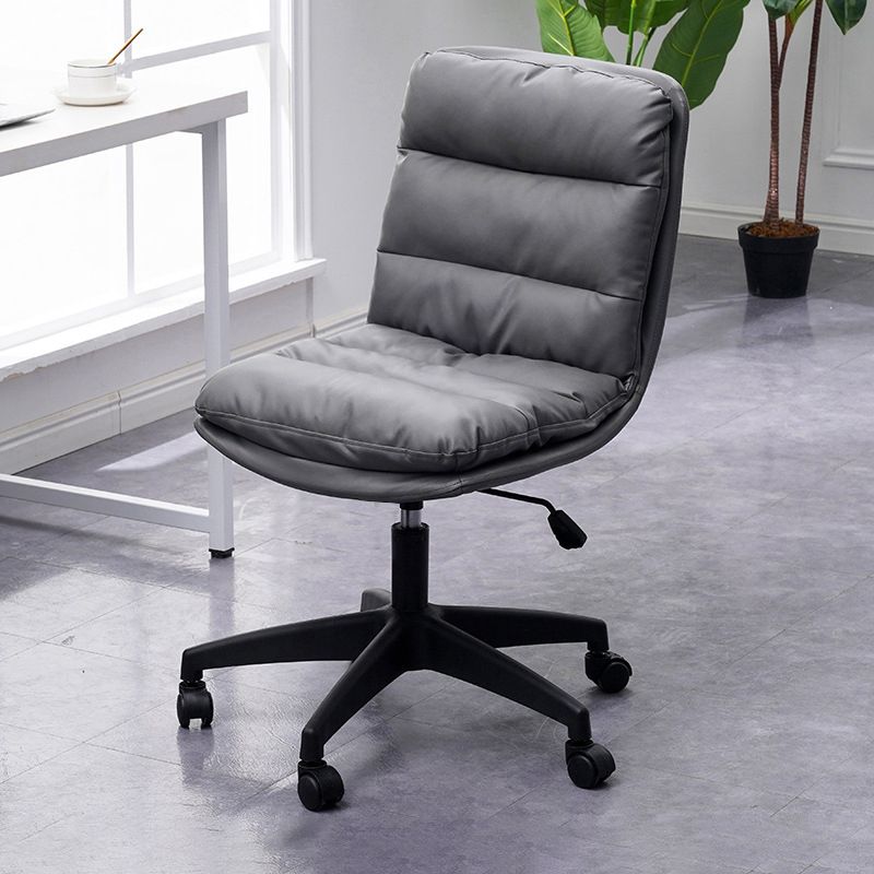 Black Nylon Base Contemporary Office Chair Swivel Computer Desk Chair