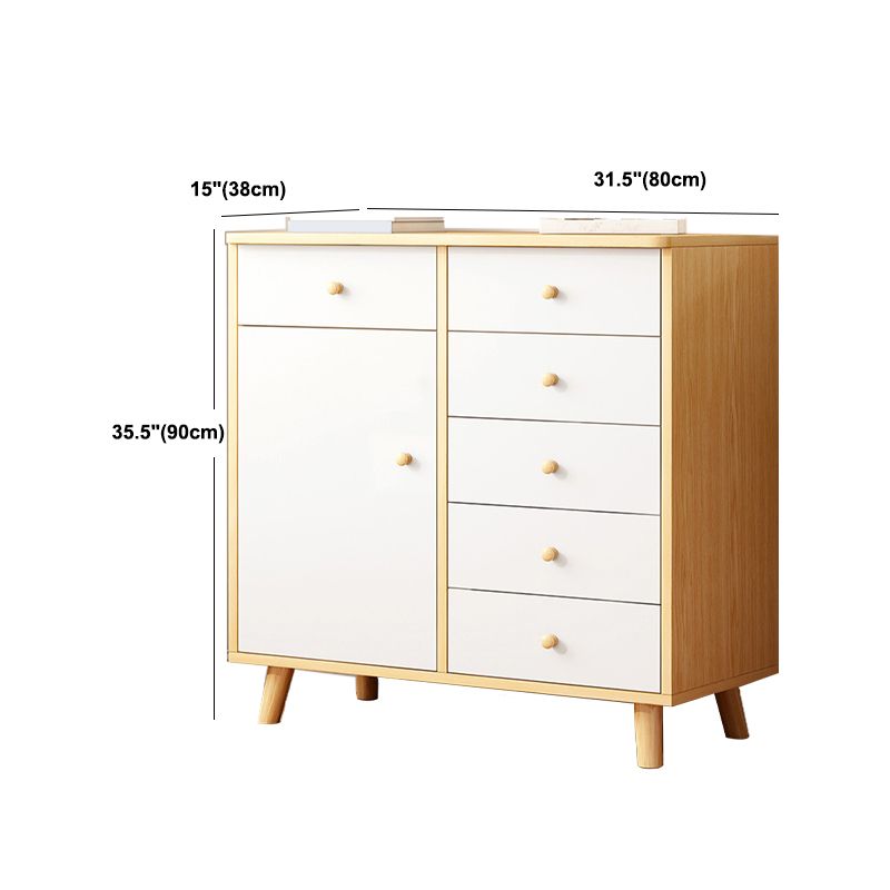 Contemporary Storage Chest Dresser Wooden Storage Chest for Bedroom