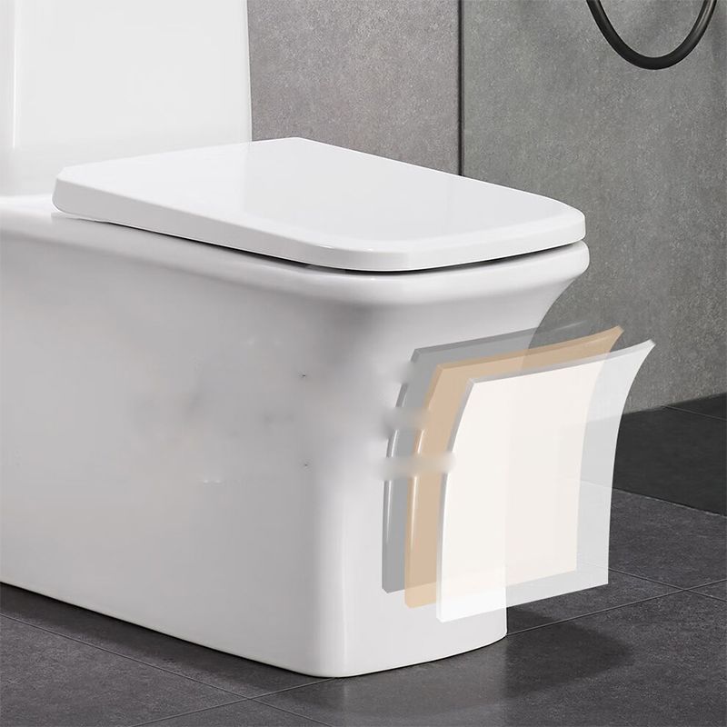 Floor Mounted Siphon Jet Urine Toilet One Piece Toilet Modern Porcelain Toilet