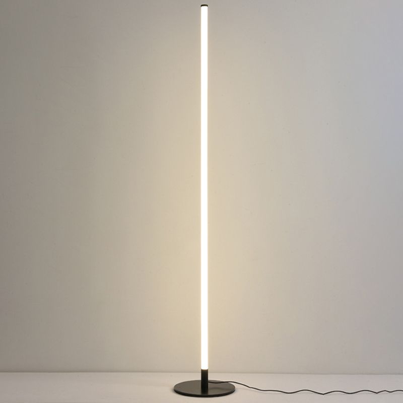 White Bar Floor Light Nordic Acrylic LED Corner Lighting for Living Room