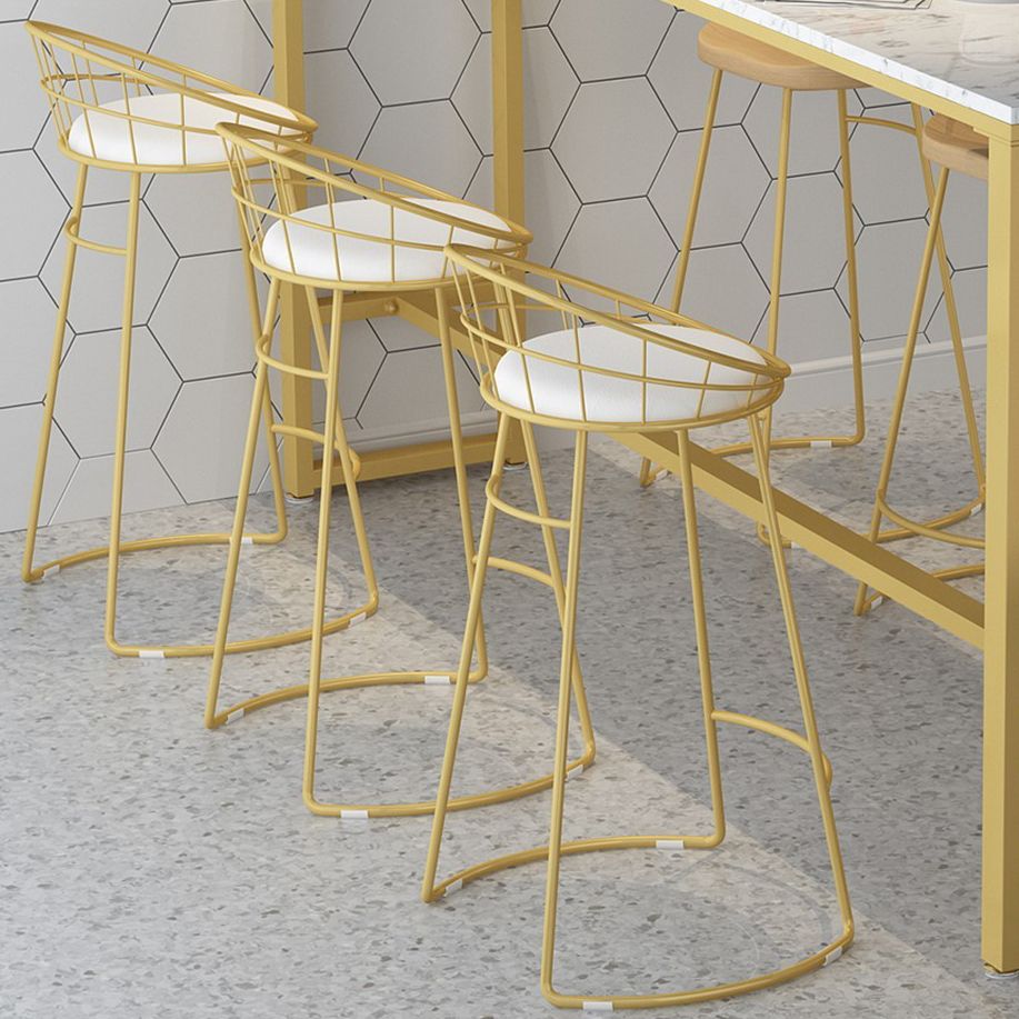 Modern Marble Bar Table Set 1/2/7 Pieces Rectangle White Trestle Table and Stool Set