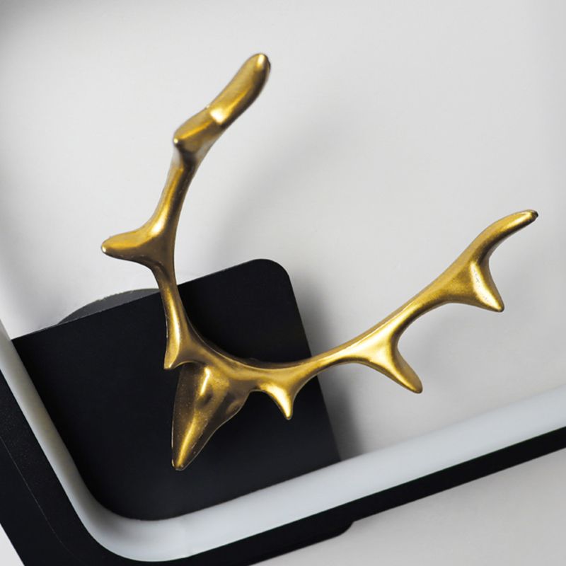 Line Shape Sconce Light Fixture Led Antler Wall Light Fixture for Bedroom
