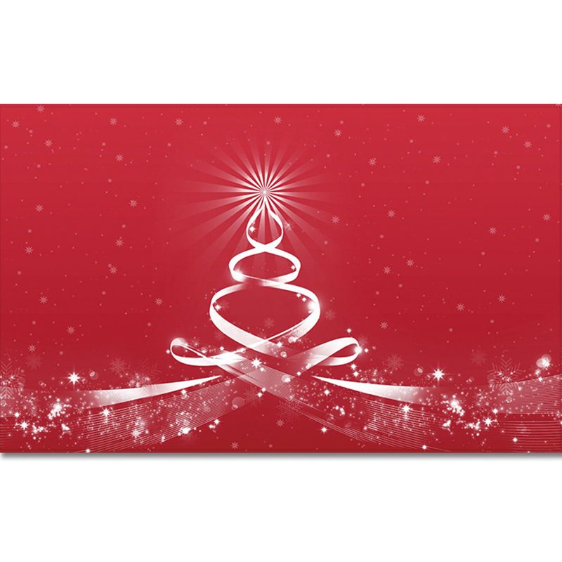 Creative Snowmen Carpet Polyester Area Rug Non-Slip Backing Indoor Carpet for Home Decoration